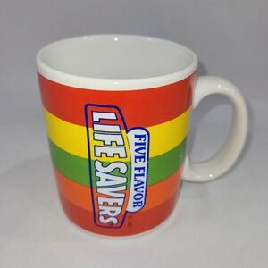 Life Savers Candy Coffee Mug Ceramic Cup Teleflora Gift Lifesavers Rainbow